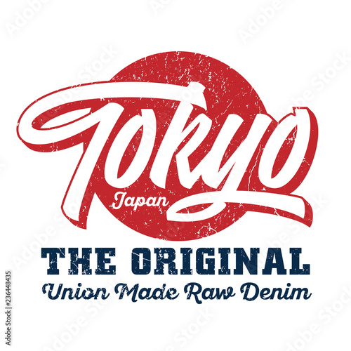 The Original Tokyo Japan - Tee Design For Printing