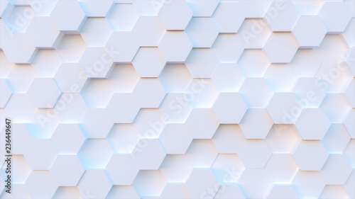 technology hexagon pattern background