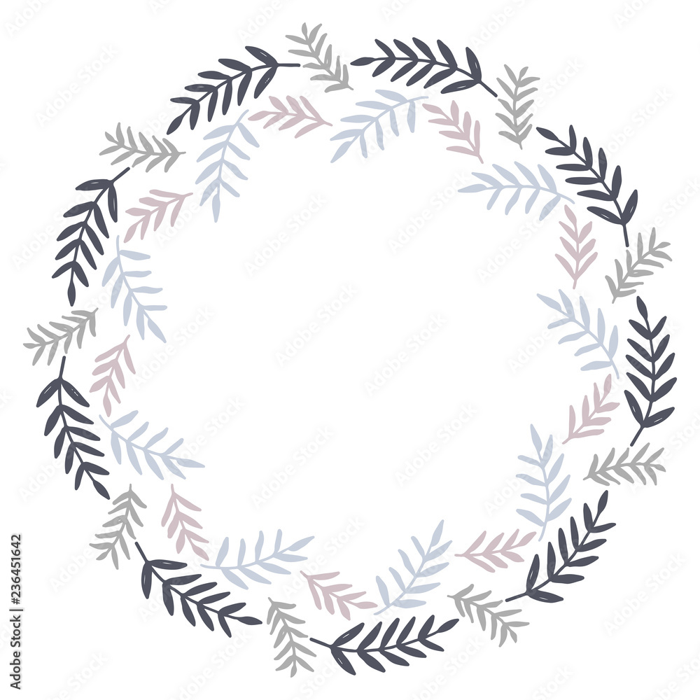 Christmas Wreath with Round Frame for Cards Design Vector Layout with Copyspace Can be use for Decorative Kit, Invitations, Greeting Cards, Blogs, Posters, Merry Christmas and Happy New Year. Christmas Wreath with Round Frame for Cards Design Vector Layout with Copyspace Can be use for Decorative Kit, Invitations, Greeting Cards, Blogs, Posters, Merry Christmas and Happy New Year.