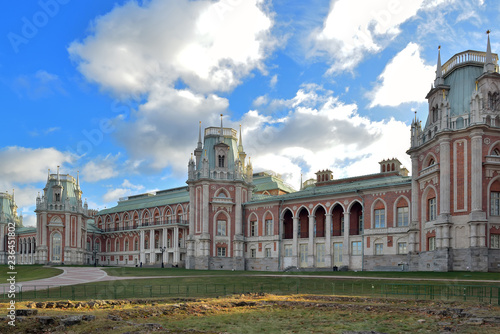 Grand Palace in Moscow Museum Park Tsaritsyno.