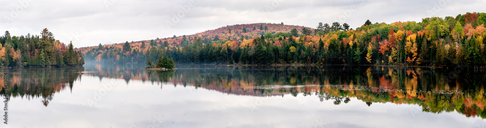 Autumn Lakeside, New York State