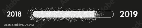 Neues Jahr 2019 Loading Bar