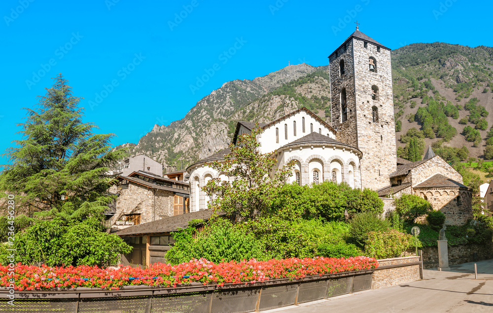 Sant Esteve church located in city center of Andorra la Vella