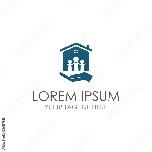 home sweet home, home care, real estate vector design