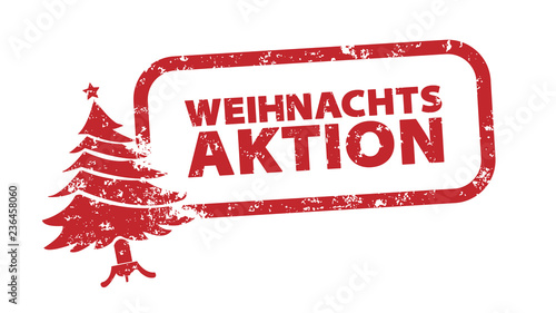 Stempel - Weihnachtsaktion - Weihnachtsbaum rot