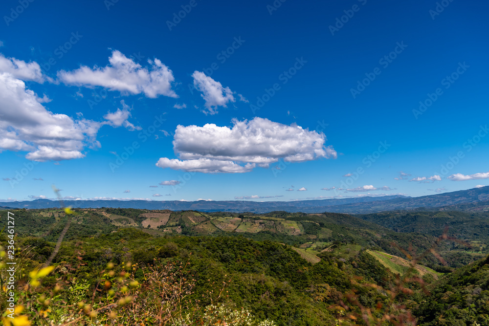 landscape of Guatemalan mountains