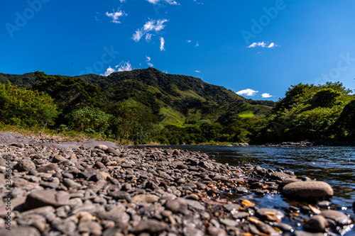 Guatemalan river in mountains