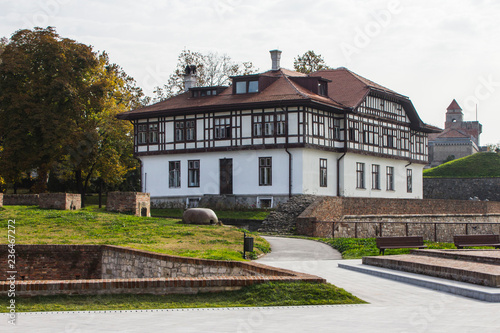 Beautiful historic building on the territory of the Belgrade fortress. Serbia