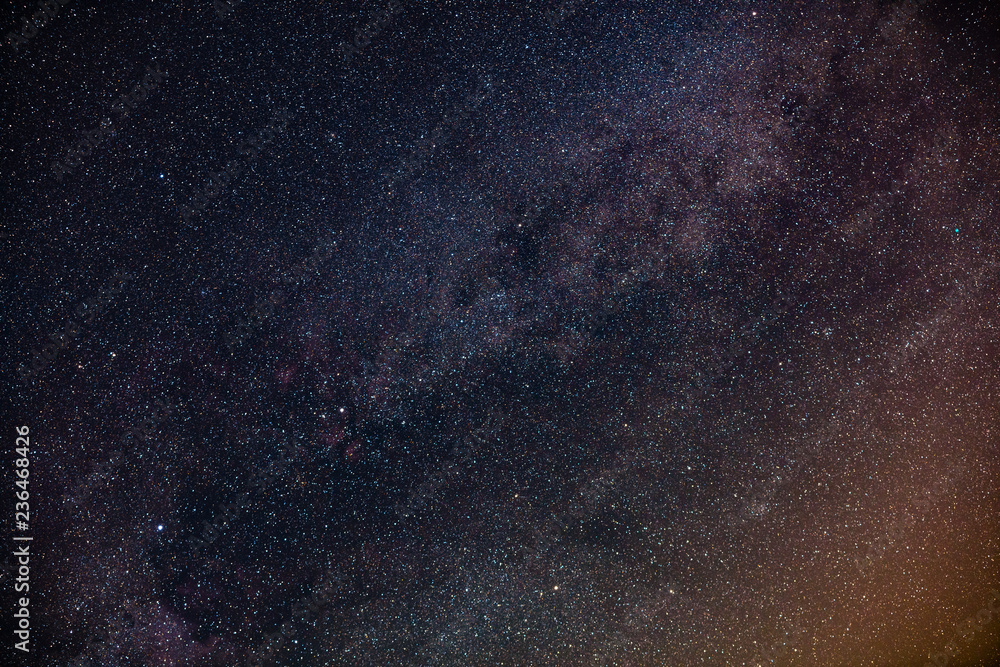 Milky Way stars photographed with wide lens and camera. My astronomy work.