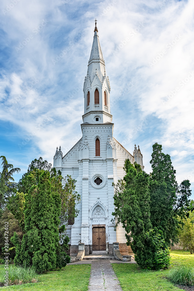 Fototapeta premium Zrenjanin, Serbia - May 17, 2018: The Reformed Church (also known as the 