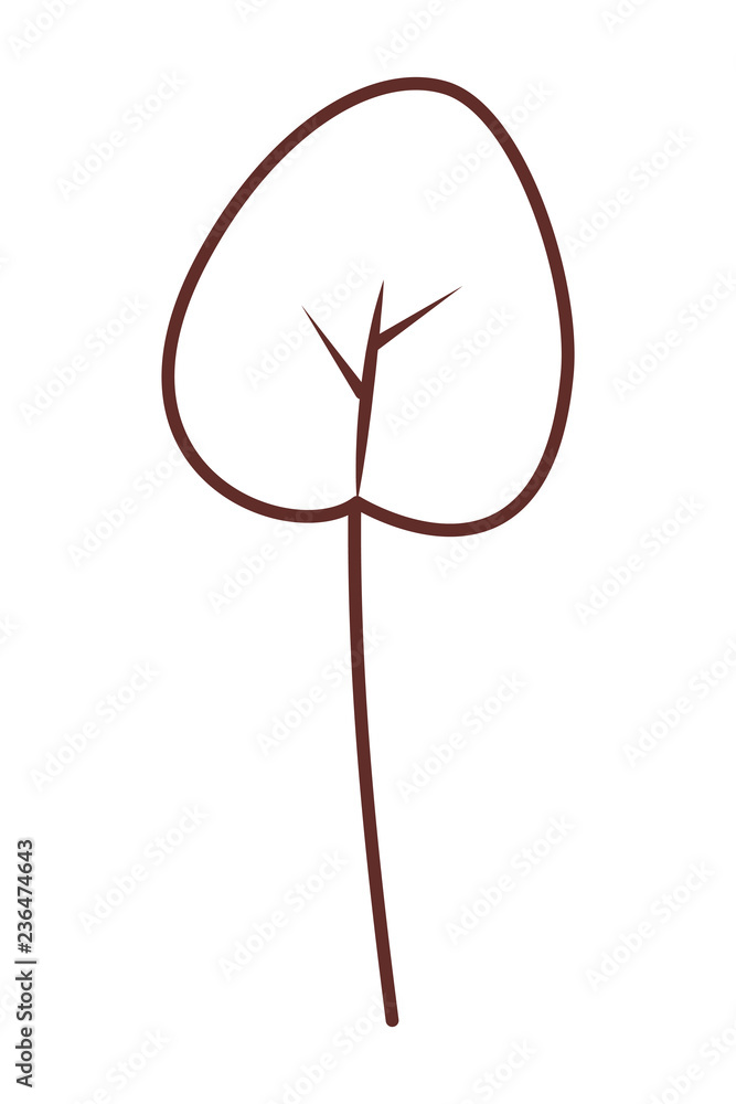 branch with leafs isolated icon branch with leafs isolated icon