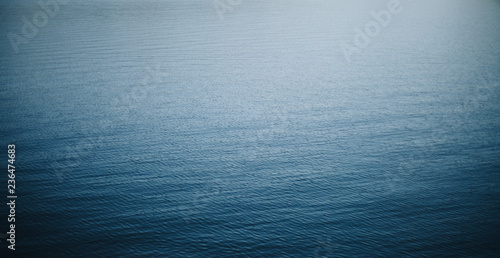 Blue sea surface
