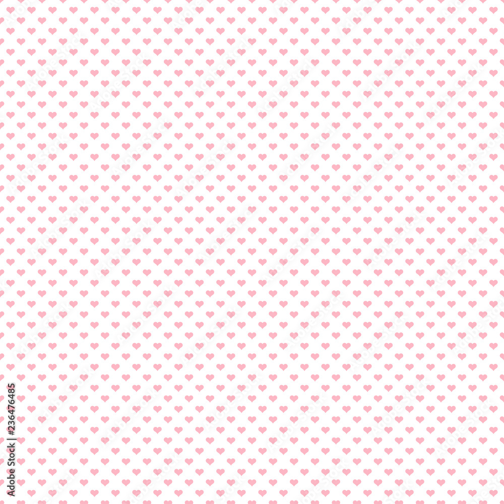 Seamless Pink & White Tiny Hearts Pattern Seamless Pink & White Tiny Hearts Pattern