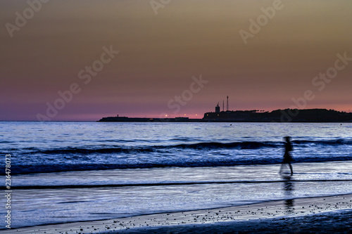 Sunset in Conil de la Frontera. Cadiz, Andalusia. Spain.