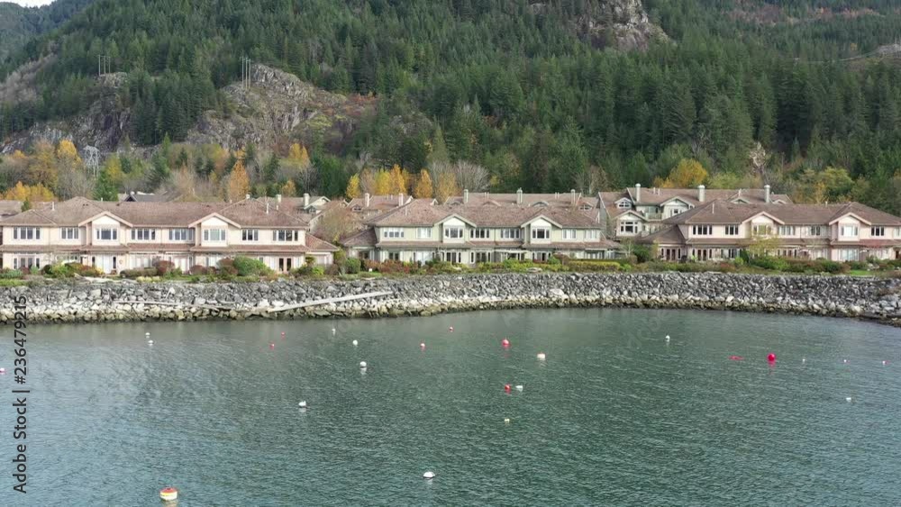 A perfect neighbourhood. Houses in suburb at Summer in the north America. Luxury houses with nice landscape. Aerial drone view. A perfect neighbourhood. Houses in suburb at Summer in the north America. Luxury houses with nice landscape. Aerial drone view.
