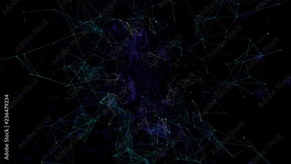 Glowing Abstract Streaking Geometric Formations.Plexus Fantasy Abstract Technology And Engineering Motion Background.Abstract Polygonal Structure. Glowing Abstract Streaking Geometric Formations.Plexus Fantasy Abstract Technology And Engineering Motion Background.Abstract Polygonal Structure.
