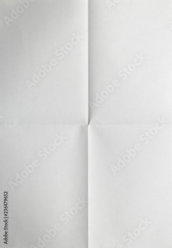 paper folded in four