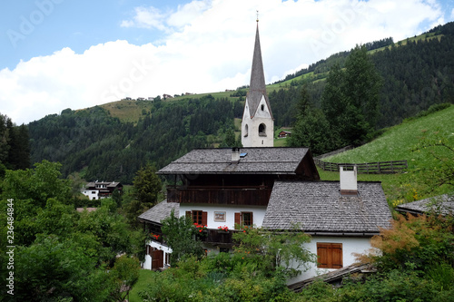 Petschied village near Luson, Northern Italy photo