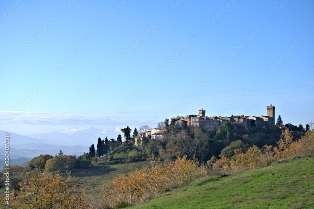 italy,moresco,castle, sky, landscape, architecture, medieval, ancient, view,fortress, blue, hill, mountain, old, europe,tourism,travel, village, tower,