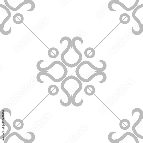 abstract floral seamless pattern with flowers, netting and leaves