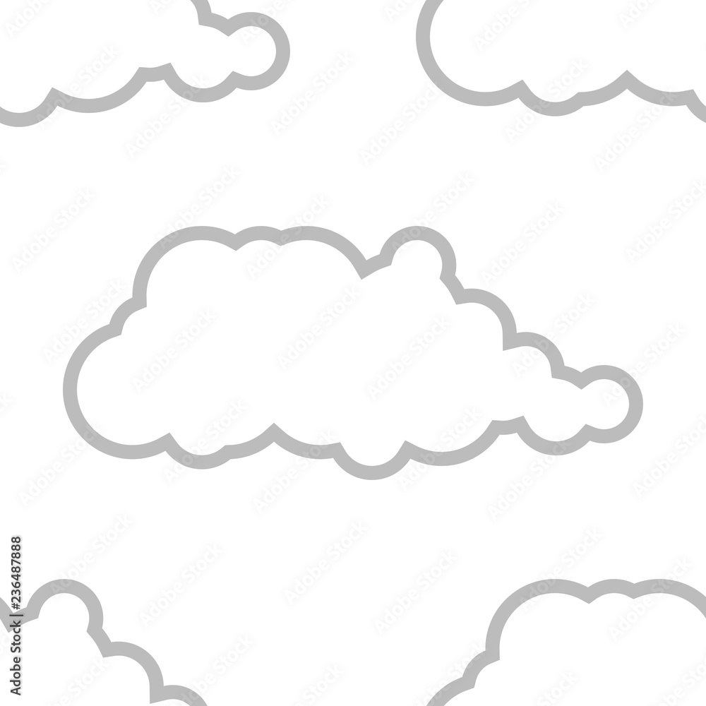 seamless abstract pattern with silhouette of cloud seamless abstract pattern with silhouette of cloud