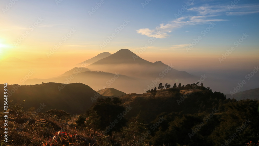prau mountain wonosobo indonesia