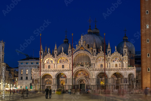 Saint Mark's cathedral in Venice Italy 