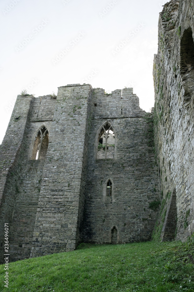 Castello di Oystermouth, Mumbles, Swansea, Galles (Regno Unito)
