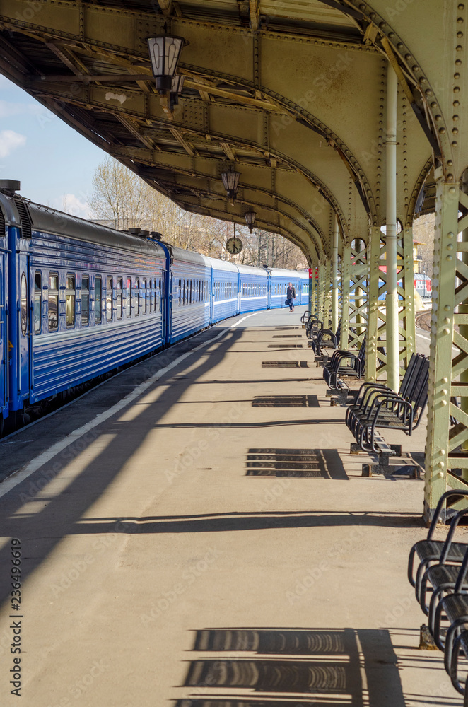 Obraz premium train station