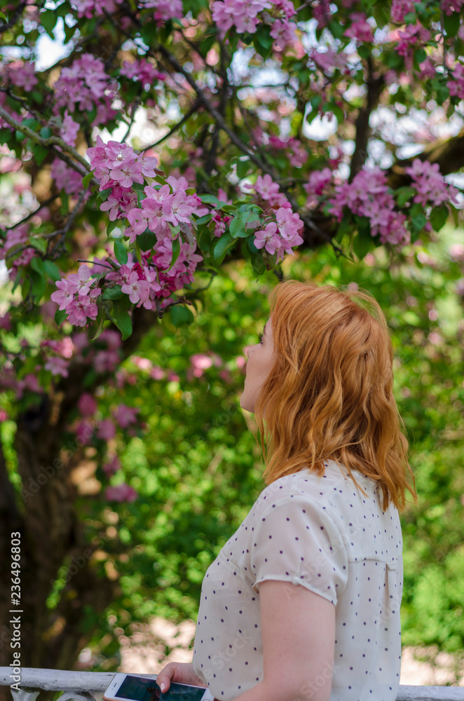 girl in the garden girl in the garden