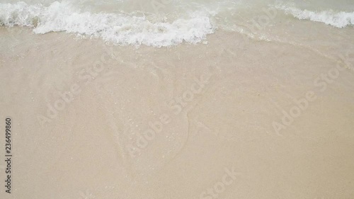 Waves at the beach in Thailand photo