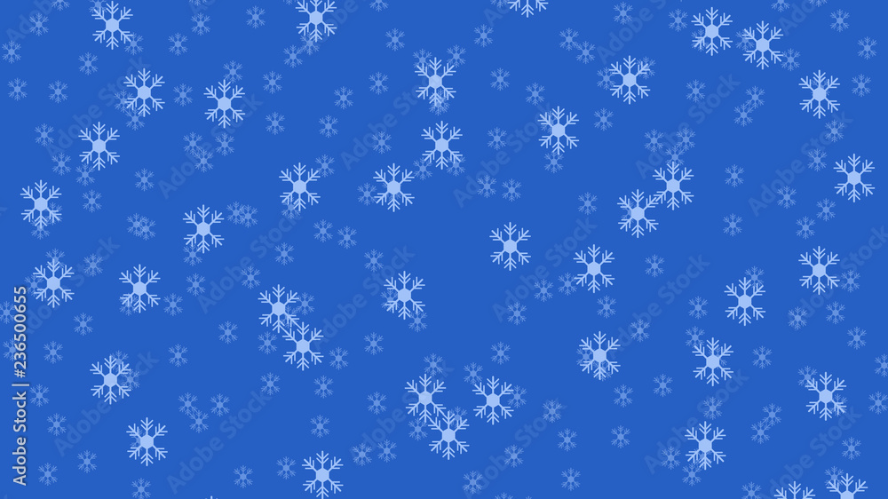 Christmas pattern with snowflakes.