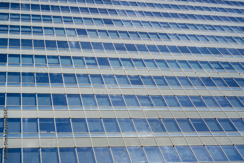 Facade of modern office building; background for corporate office work