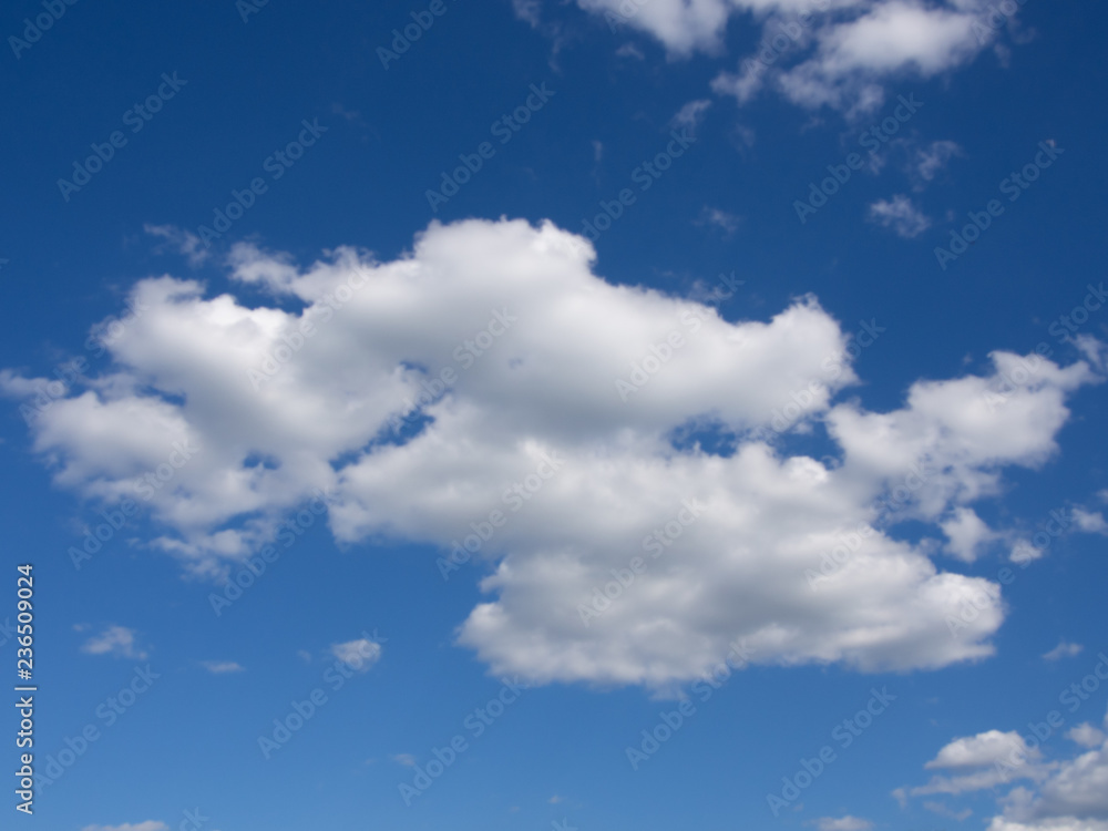 White clouds covering the blue sky. White clouds covering the blue sky.