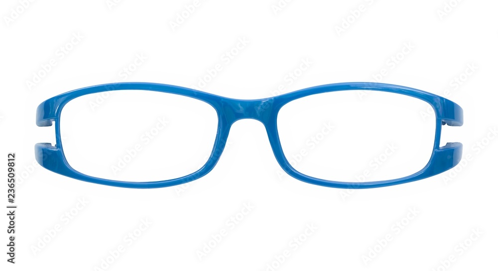 Fototapeta premium Glasses isolated on white background for applying on a portrait 