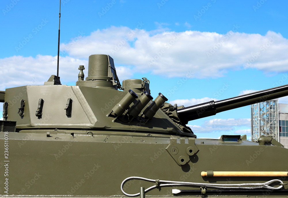 Rotating turret of the modern Russian tank