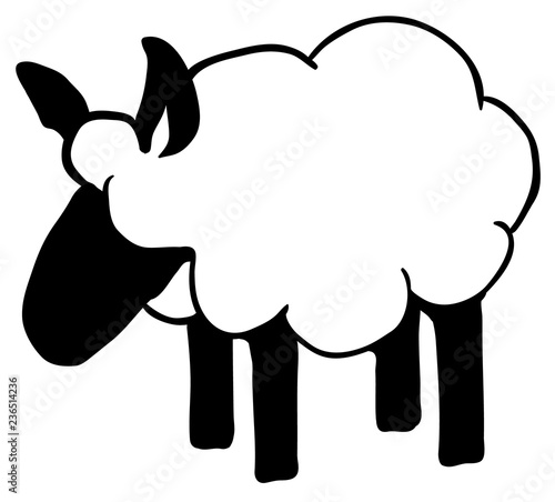 Sheep Stencil
