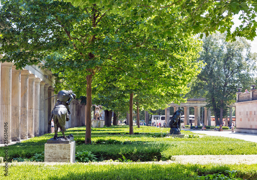 Photography Statues on Museums Island in Berlin, Germany.