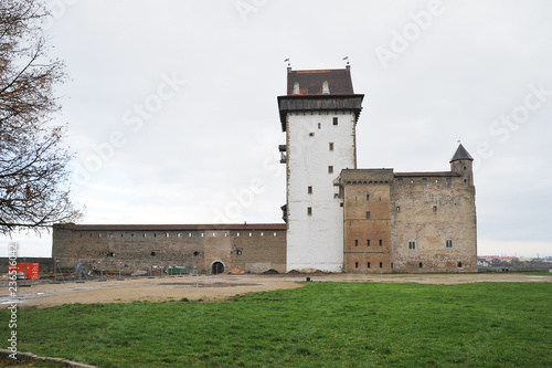 view of the tower of long Hermann in Narva