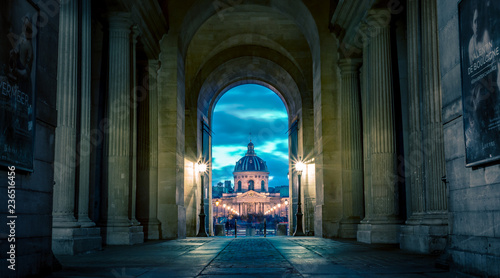Institut de France seen from Louvre side, Paris