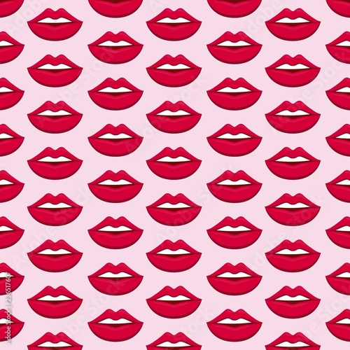 sensuality female lips pattern