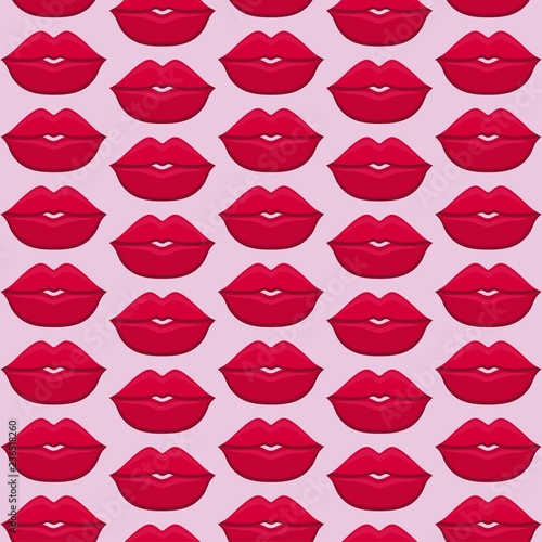 sensuality female lips pattern