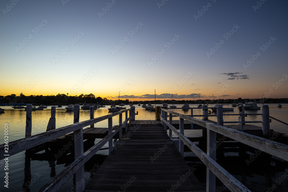 Walkway to Jetty, leading lines, sunset, jetty, sunset, water sea, calm.