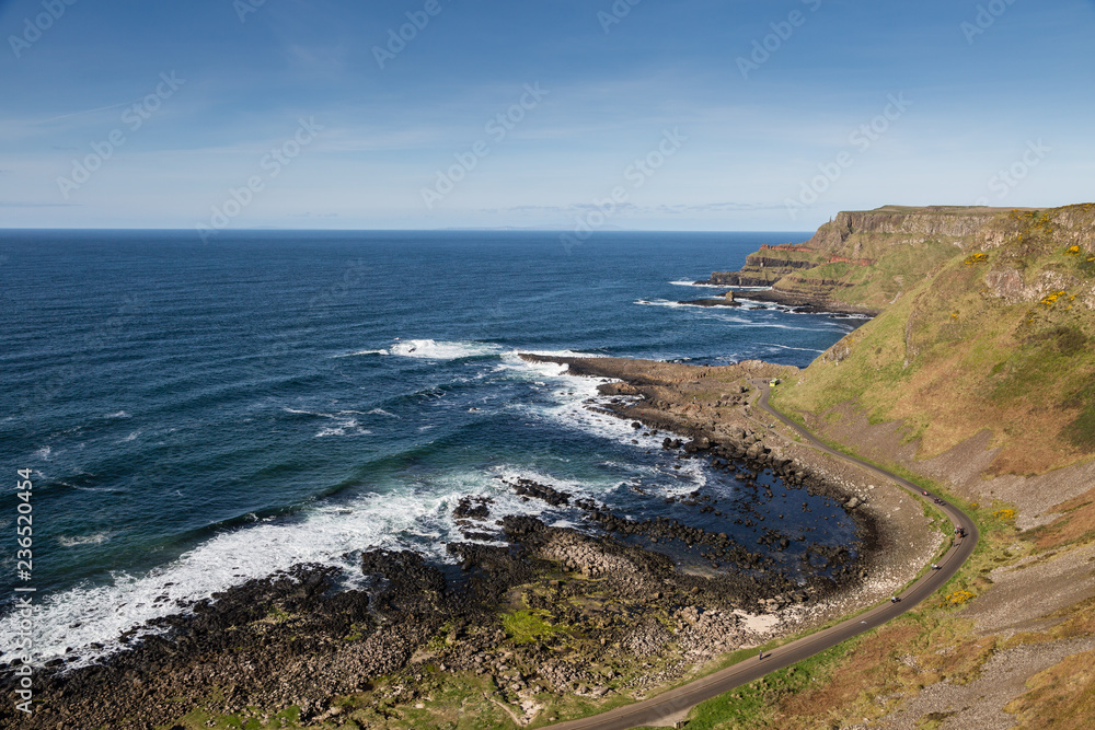 Approach to the Giants Causeway Northern Ireland