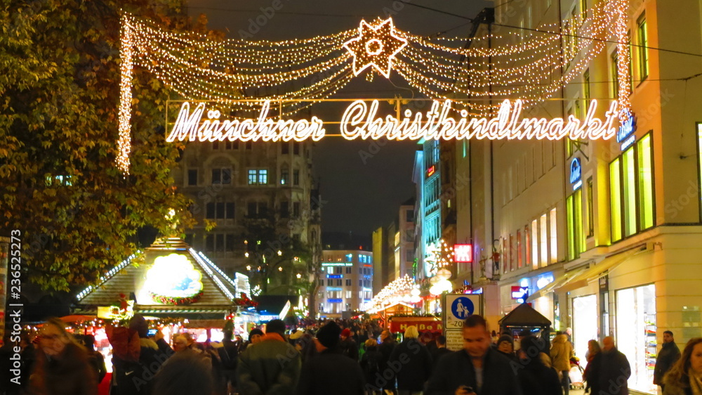 christmas market, munich, germany