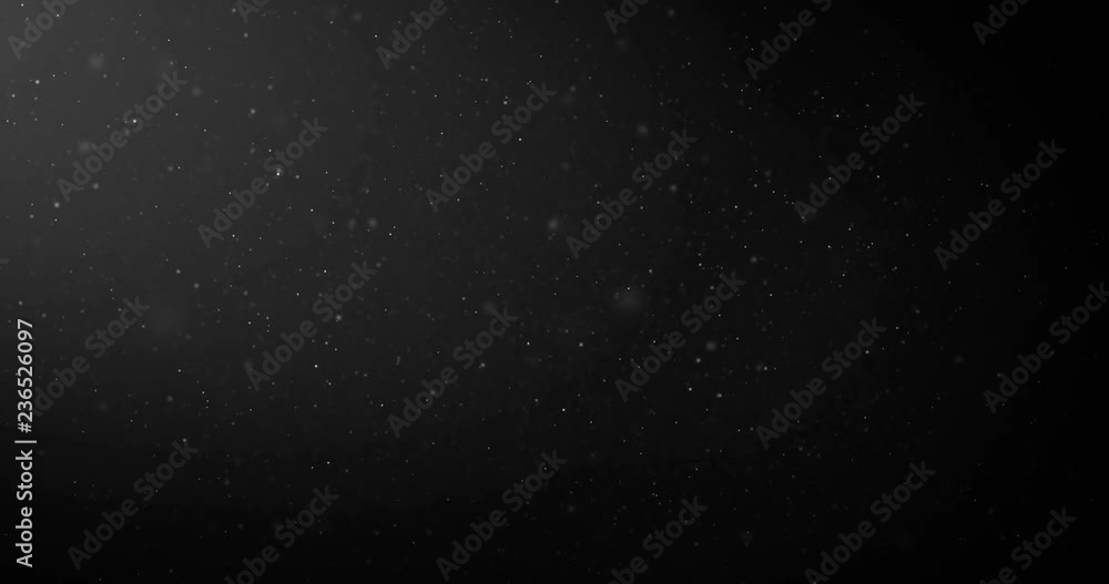 flying particles of organic dust on a black background flying particles of organic dust on a black background