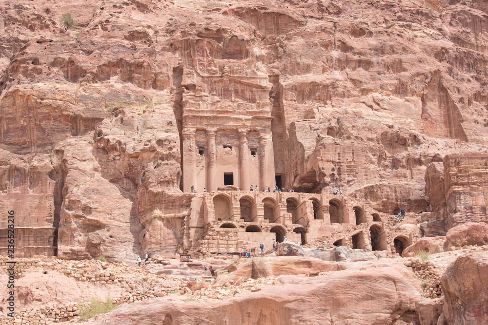 Urn tomb site Petra Aqba Jordan