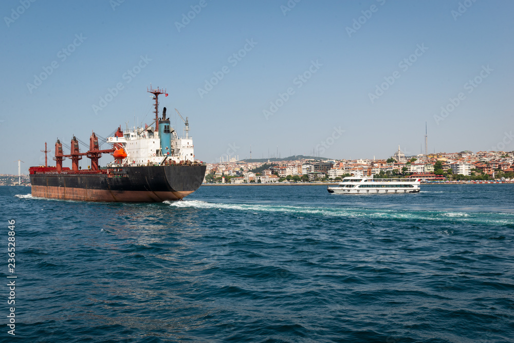 industrial boat in Istanbul