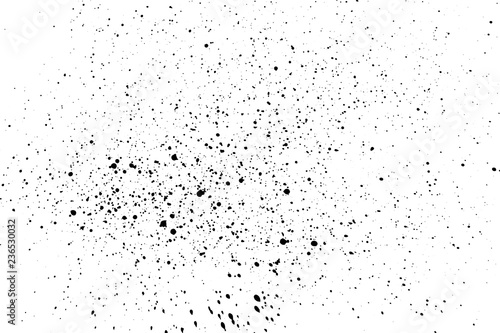 Black paint spray vector texture. Splatter pattern