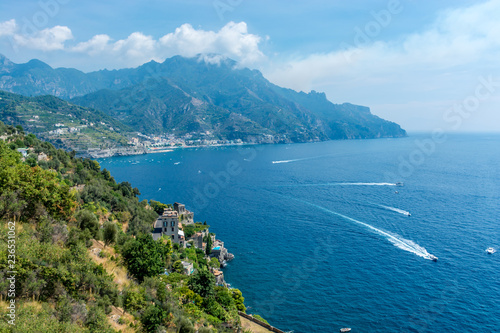 Fototapeta Naklejka Na Ścianę i Meble -  Positano Cliff Side on the Amalfi Coast Italy